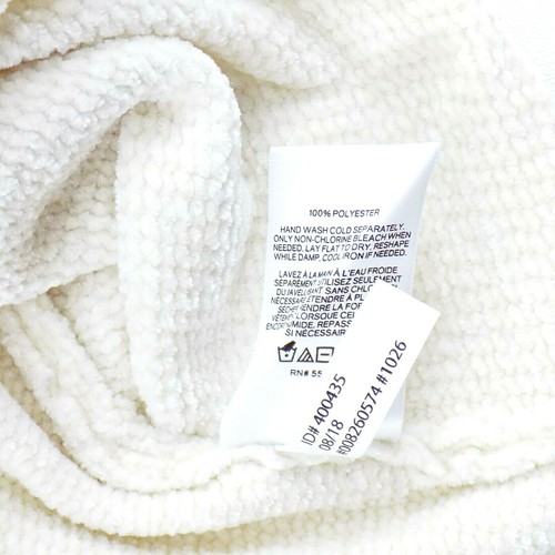Express Long-Sleeve Boat-Neck Sweater Womens Size S/P Soft 100% Polyester Warm - Picture 7 of 10