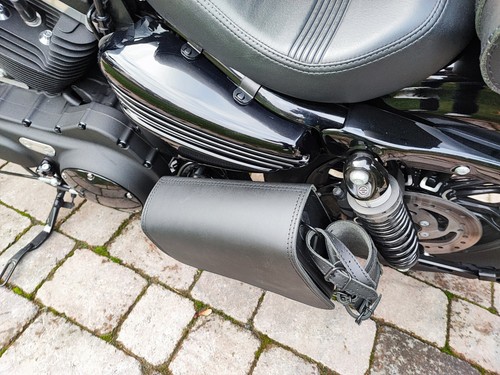 Motorradtasche Clean Blackline schwarz passend für Forty-Eight Harley ORLETANOS - Bild 12 von 12