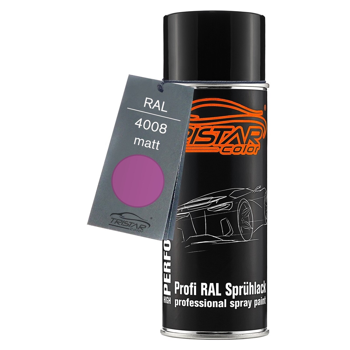 MG PRIME RAL 4008 Signalviolett – Spraydose 400 Ml, Matt & Schnelltrocknend Für Modellbau, Auto & Hobby