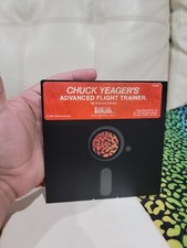 Chuck Yeager's Advanced Flight Trainer for Commodore 64/128 Disk Untested