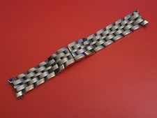BAUME MERCIER SOLID STEEL MV045216 CAPELAND AUTOMATIC 19MM STRAP BAND BRACELET