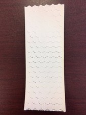 110 Hexagon Cabinet Door Bumpers (Off-white)