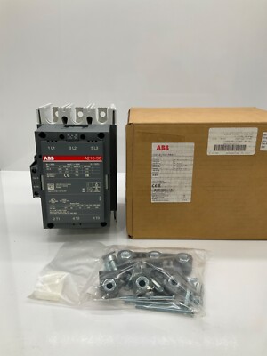 NEW ABB A210-30-11-84 3PH CONTACTOR 110-120V 50/60Hz