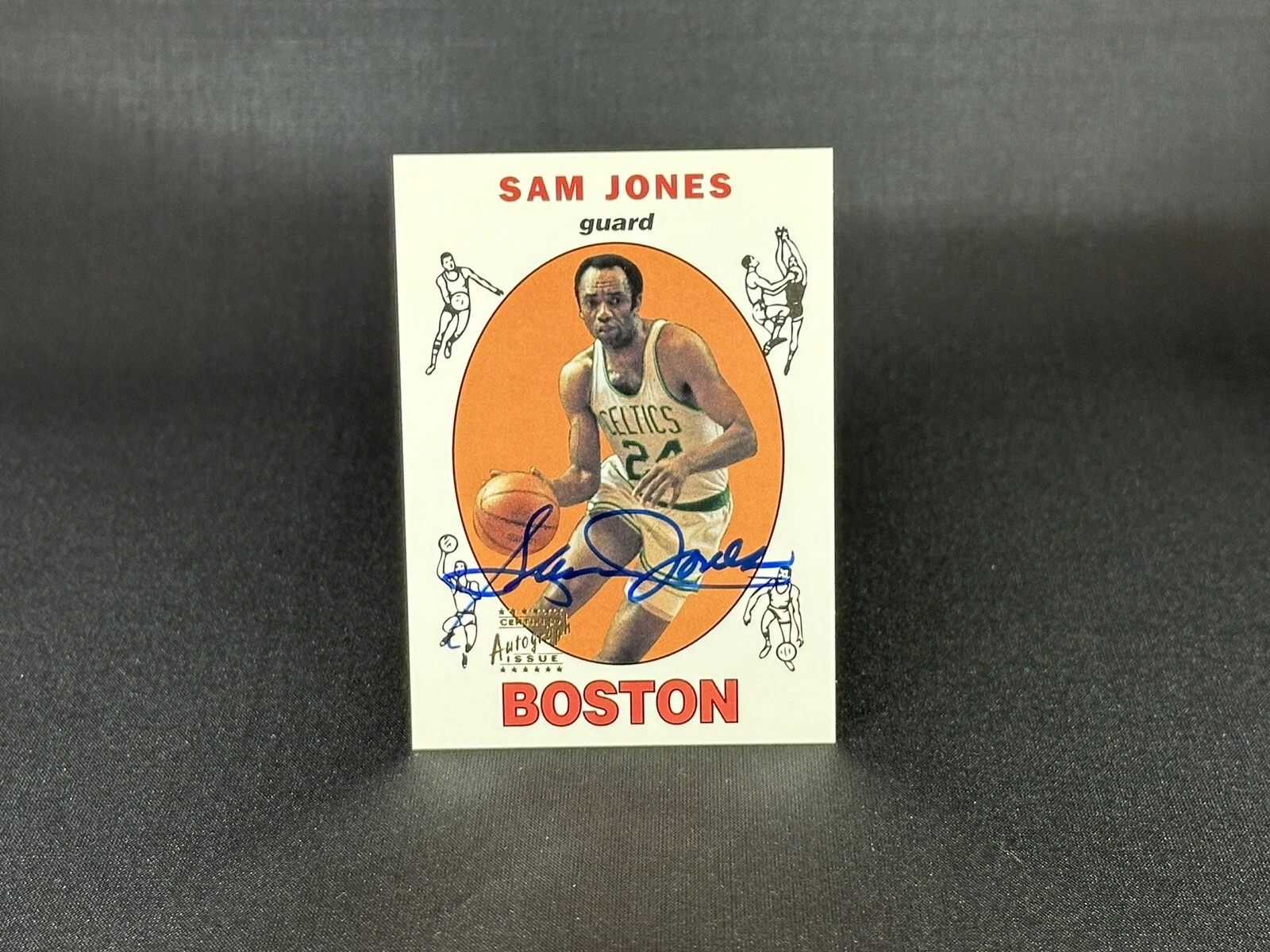 1996 Topps Stars Sam Jones Reprint Auto Autograph #23 Celtics