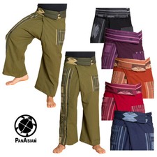 PANASIAM Thai fisherman pants  100 cotton  wrap pants, yoga, tai chi  FAIR