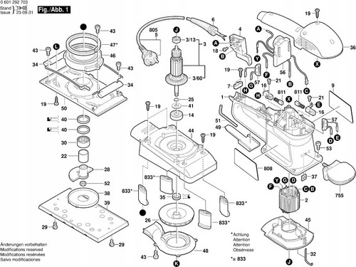 Bosch Schleifplatte für Schwingschleifer GSS 230 A, GSS 230 AE 2608000165 - Bild 3 von 4