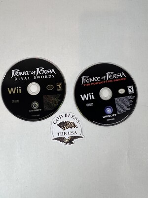 Prince of Persia: The Forgotten Sands & Rival Sword Nintendo Wii Tested & Works