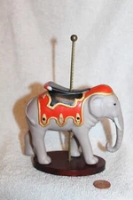 Franklin Mint The Treasury of Carousel Art Elephant Porcelain Figurine 1988