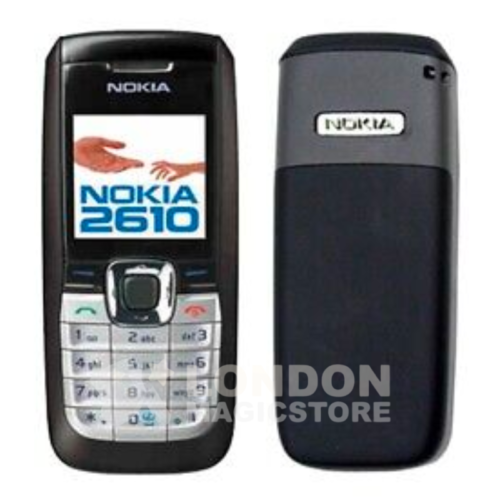 Téléphone portable authentique bon marché Nokia 2610 noir débloqué - excellent état - Photo 1/5