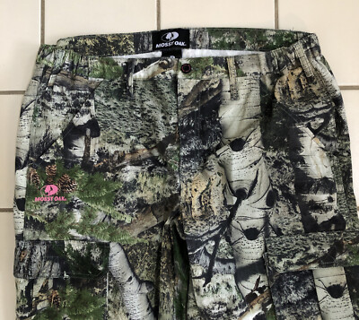 Mossy Oak Mountain Country Ladies Hunting Camo Cargo Pants Side