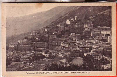 POSTCARD SAN DONATO VAL DI COMINO FP TRAVELLED 1949 PANORAMA