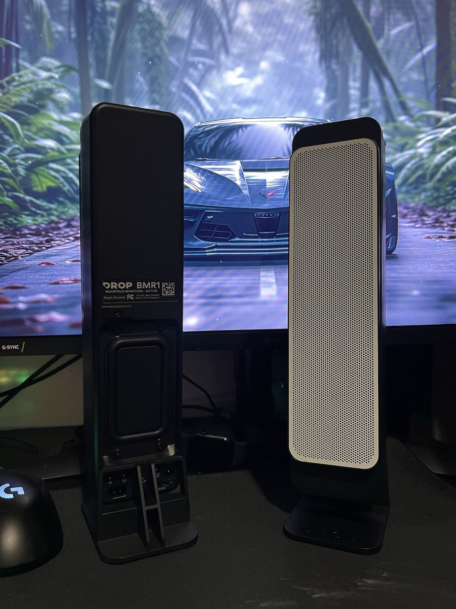 Drop BMR1 V2 Nearfield Monitors ＆ GRILLE Drop BMR1 Nearfield monitors W/ DROP BMR1 Grille In White | eBay