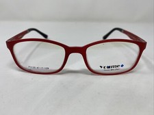Marco de gafas de plástico con borde completo rojo mate Youme P3120 MRED CS 47-17-129 1608