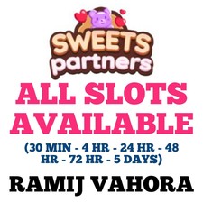 ALL TYPE OF SLOTS :- SWEETS PARTNERS EVENT (G...
