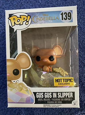 Funko POP! Disney Figure - CINDERELLA - GUS GUS in SLIPPER - Hot