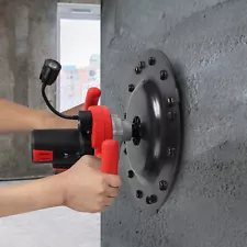 15" Electric Handheld Wall Plastering Machine Concrete Cement Mortar Trowel 110v