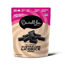 Darrell Lea Original Black Licorice 7Oz Plant Based No Palm Oil Australian Treat