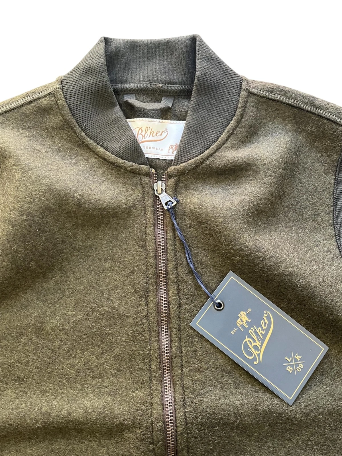 šµ Blāker - Golf Boiled Wool Vest Green BLKMAI26-W5015 New Men's FW26 - product detail image 2