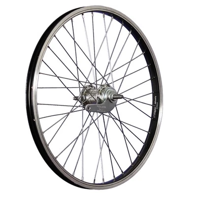 Laufrad 20 Zoll Hinterrad Fahrrad Rücktrittbremse Aluminiumfelge 1 Gang schwarz - Bild 1 von 4