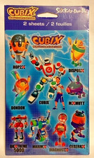 NIP Vintage Cubix (Robots for Everyone) Stickers by Stickety-Doo-Da Circa 2001