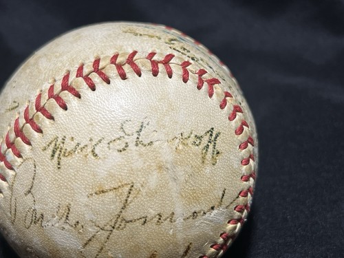 1906 New York Giants Boston Tauben signiert Frank Burke Carl Hubbell Hans Lobert .. - Bild 15 von 16