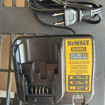 DeWalt OEM DCB107 12 Volt & 20 Volt Max Li-Ion Battery Charger