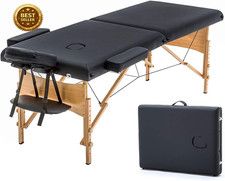 Portable Massage Table 24 34in Adjustable Folding Spa Bed Carry Case