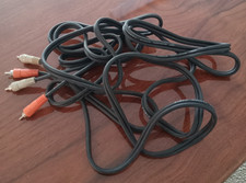 Audio RCA Cables 2 RCA AUDIO-LOT OF 2-12FT. Tested-HEAVY DUTY