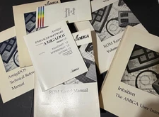 AmigaDOS Users, AmigaDOS Technical  Ref, ROM Kernel Vol 1&2 Amiga Intuition etc