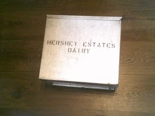 milk box HERSHEY ESTATES DAIRY near harrisburg palmyra hummelstown annville pa