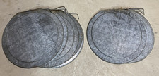 15 GRAN ESTILO ANTIGUO GALVANIZADO Cubo de Savia CUBIERTAS TAPAS Jarabe de Arce ~W@W