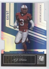 2007 Donruss Elite Rookie Aspirations Die-Cut 64/97 AJ Davis #101 9bh