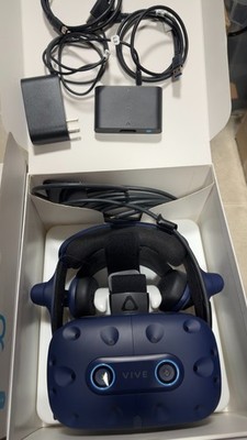   HTC Vive Pro Eye Headset + Linkbox Only - Excellent -VRChat Eye Tracking  