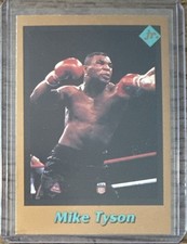 1991 Tuff Stuff Jr. #6 Mike Tyson Magazine Card Boxing HOF Bronze Border NM/MT