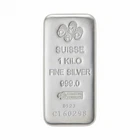 Kilo 32.15 oz Silver Bar - PAMP Suisse .999 Fine with Assay Certificate