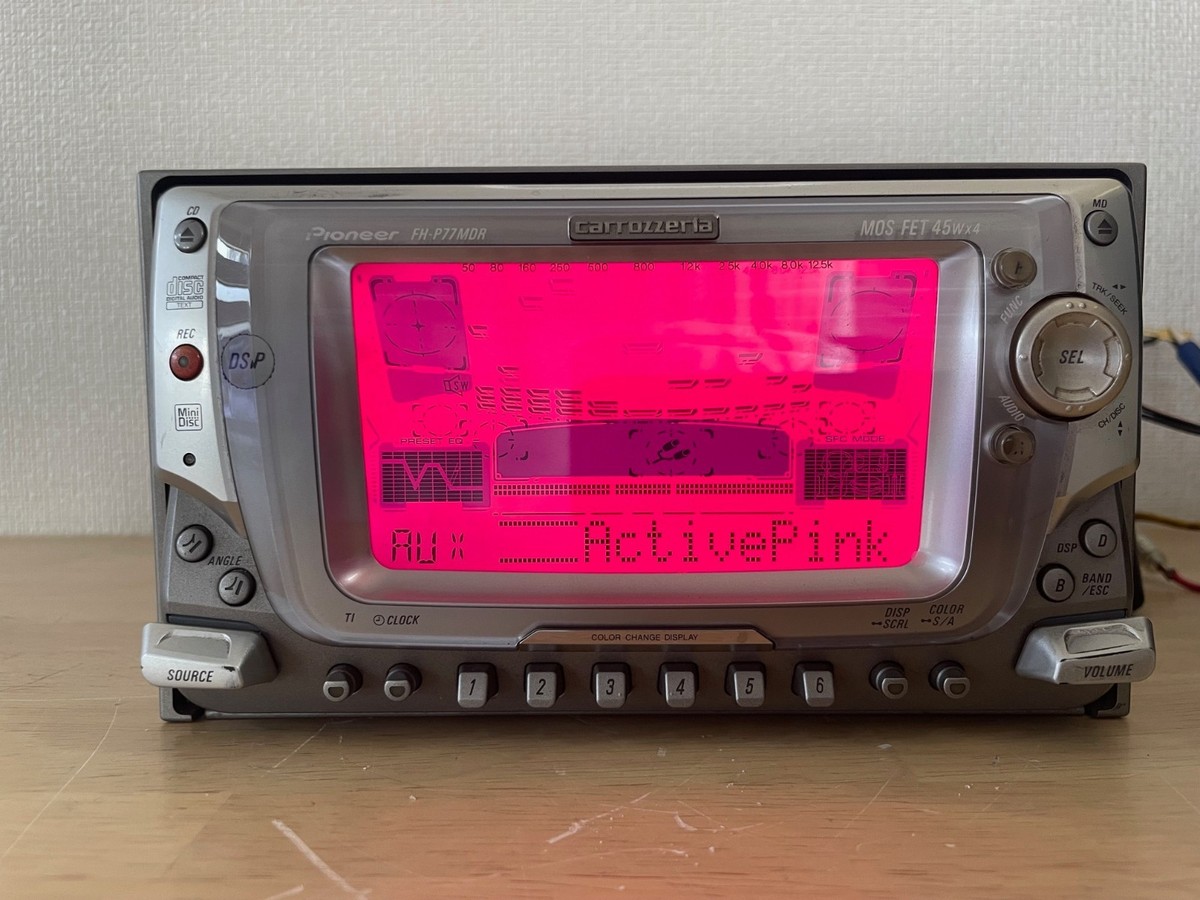 Pioneer carrozzeria FH-P77MDR 2DIN Car Audio CD MD Player With