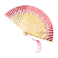 Silk Fan Chinese Dance Decorative With Chinese Elegant Fan Tassels