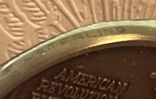 STERLING SILVER OFFICIAL BICENTENNIAL MEDAL - FIRST DAY COVER. Spirit Of 76 - Picture 11 of 20