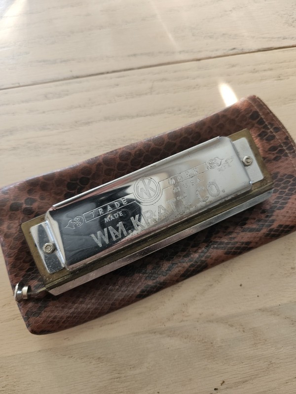 Vintage Harmonica SUPER40   WM KRATT CO.USA