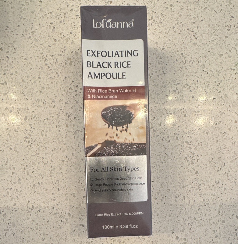 Lofuanna Exfoliating Black Rice Ampoule Niacinamide + Salicylic Acid 100ml
