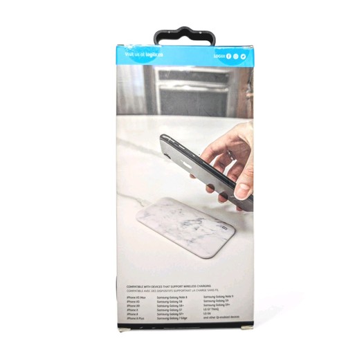 LOGIIX WIRELESS Qi FAST CHARGING Marble Stone Universal for Qi Enabled Devices - Picture 3 of 3