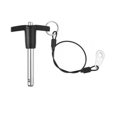 ZOWZEA T Handle Quick Release Pin 3/8 Inch Diameter ,Stainless Steel Ball Loc...