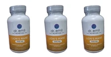 3 NEW Dr. EMIL NUTRITION ORGANIC LION'S MANE 2100 MG  