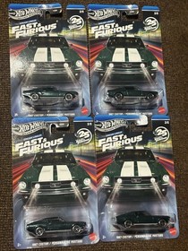 ONE Hot Wheels &lsquo;67 CUSTOM MUSTANG Fast & Furious Silver Series Dream Lineup NEW