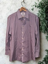 Charles Tyrwhitt Dress Shirt Non Iron Extra Slim Fit Check Men's 16/33