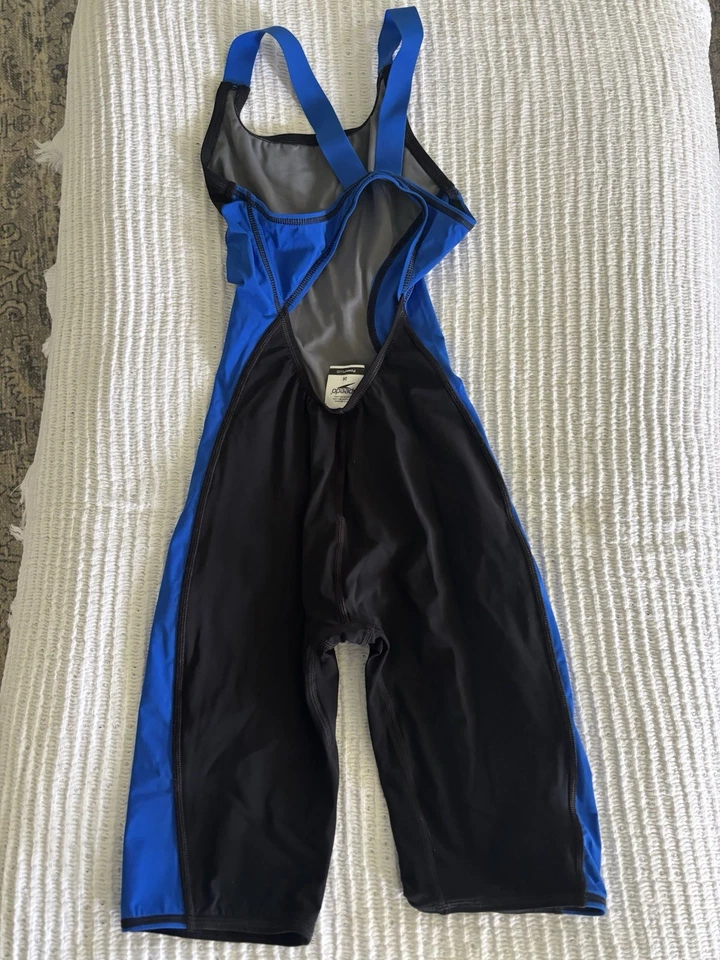 Женские Speedo Powerplus, кожа колена, черный/синий, размер 26 - Изображение 3 из 4