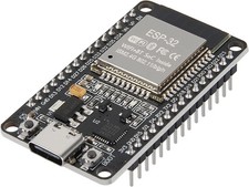 ESP32 ESP-WROOM-32 Wifi and Bluetooth Development Board, 38-Pin, with USB Type-C