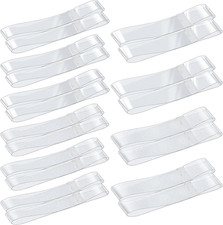 10 Pairs Transparent Invisible High Heel Shoe Straps Clear TPU Women