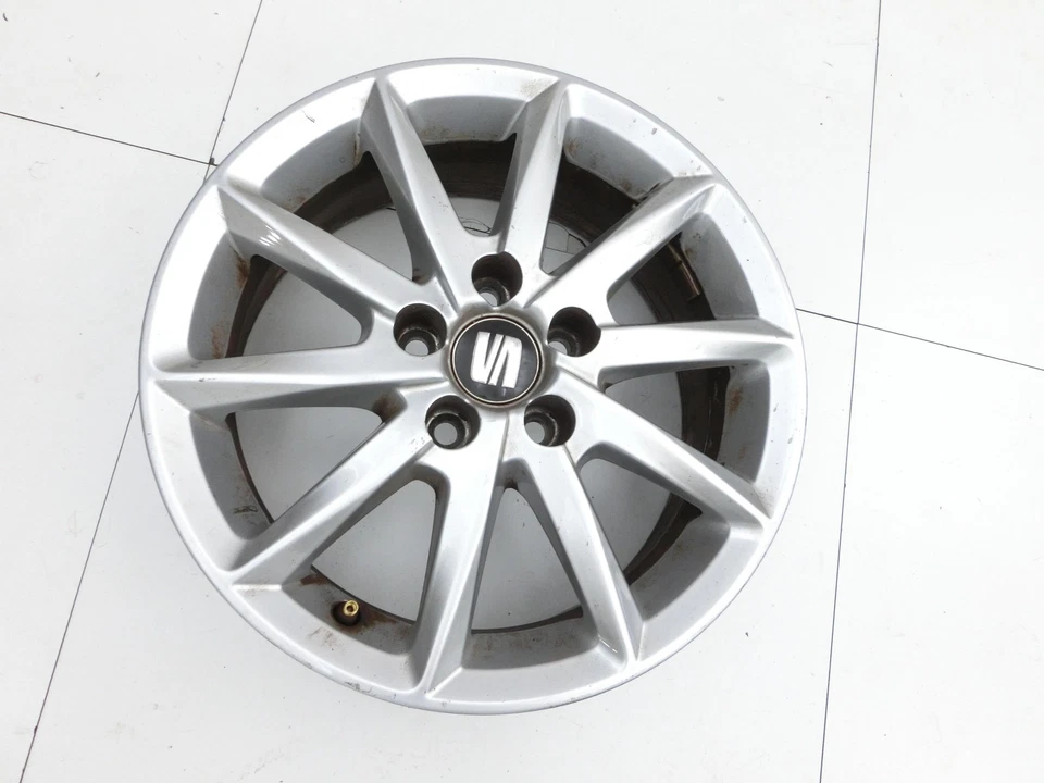 1x llanta de aluminio 5X100 6.0X15Zoll ET38 Seat Ibiza IV 6J SC 12-15 - Imagen 2 de 4
