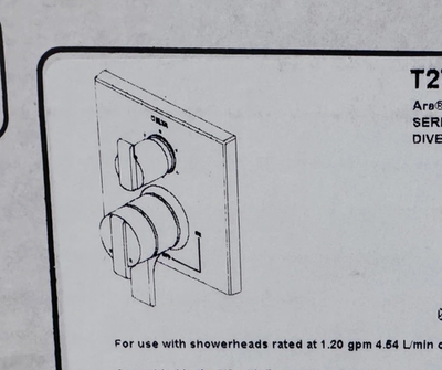 #ad #ad Delta Ara T24967 BL 6 Function Diverter Valve Trim Shower Matte Black NEW Box $328.00